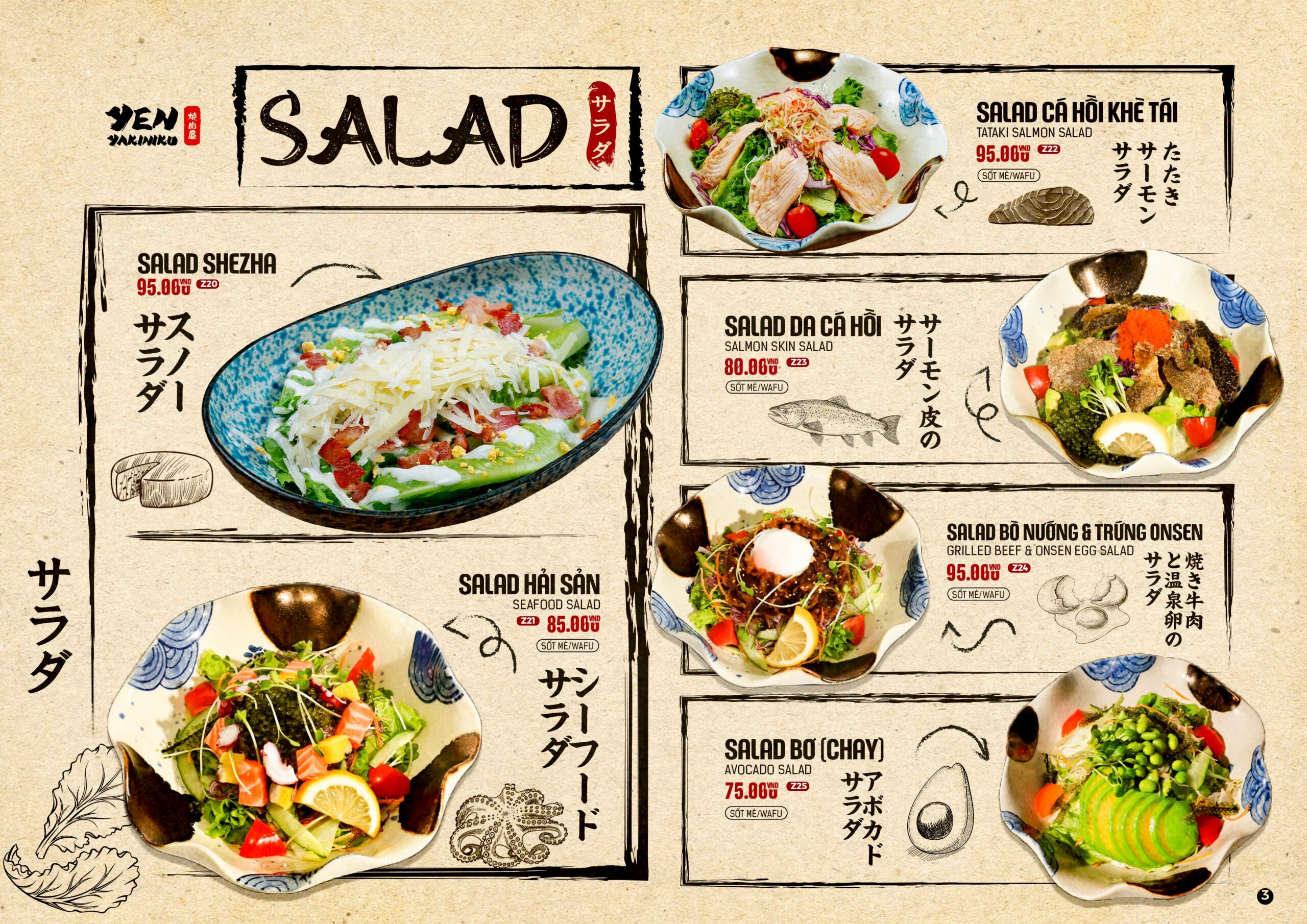 yenyakiniku menu