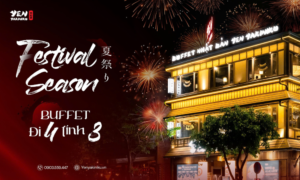 BUFFET ĐI 4 TÍNH TIỀN 3 TẠI YEN YAKINIKU – THƯỞNG TIỆC NƯỚNG NHẬT ĐÓN MÙA PHÁO HOA