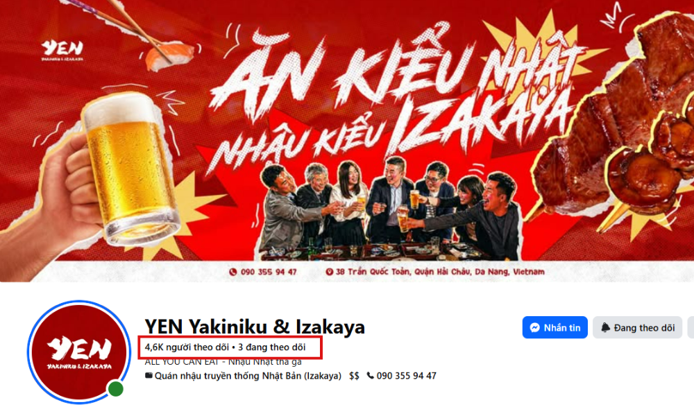 YEN YAKINIKU CẢNH BÁO MẠO DANH | KIỂM TRA ĐÚNG FANPAGE VÀ HOTLINE TRƯỚC KHI ĐẶT BÀN