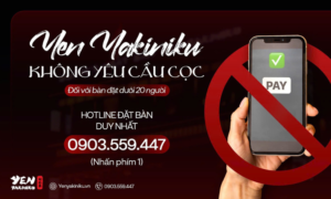 YEN YAKINIKU CẢNH BÁO MẠO DANH | KIỂM TRA ĐÚNG FANPAGE VÀ HOTLINE TRƯỚC KHI ĐẶT BÀN
